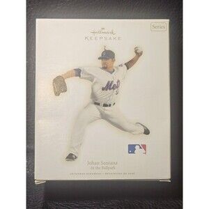 NIB Hallmark Keepsake Ornament Johan Santana at the Ballpark 2009 14th in series